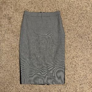 Bebe Grey and Black Work Skirt